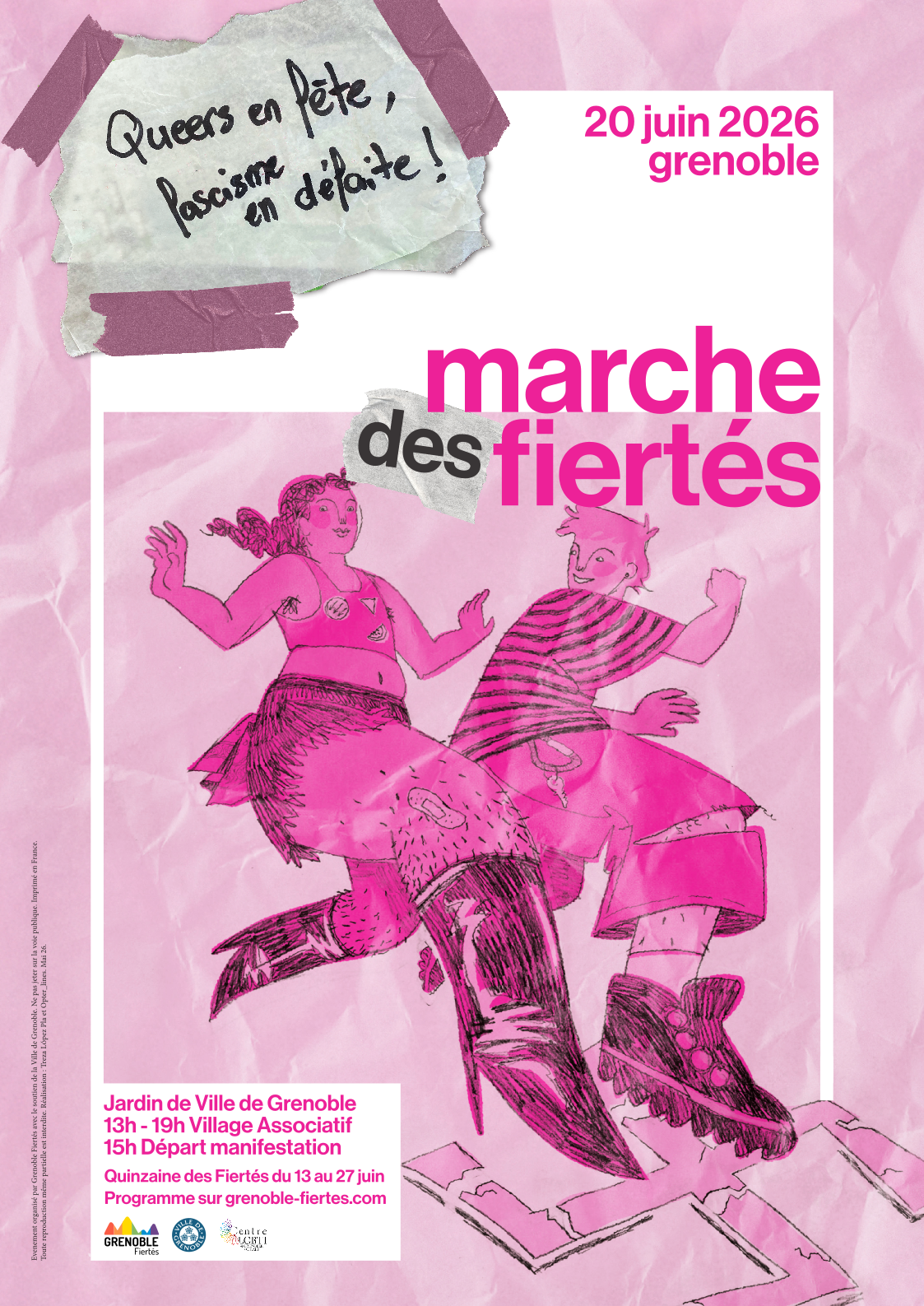 affiche pride grenoble 2026
